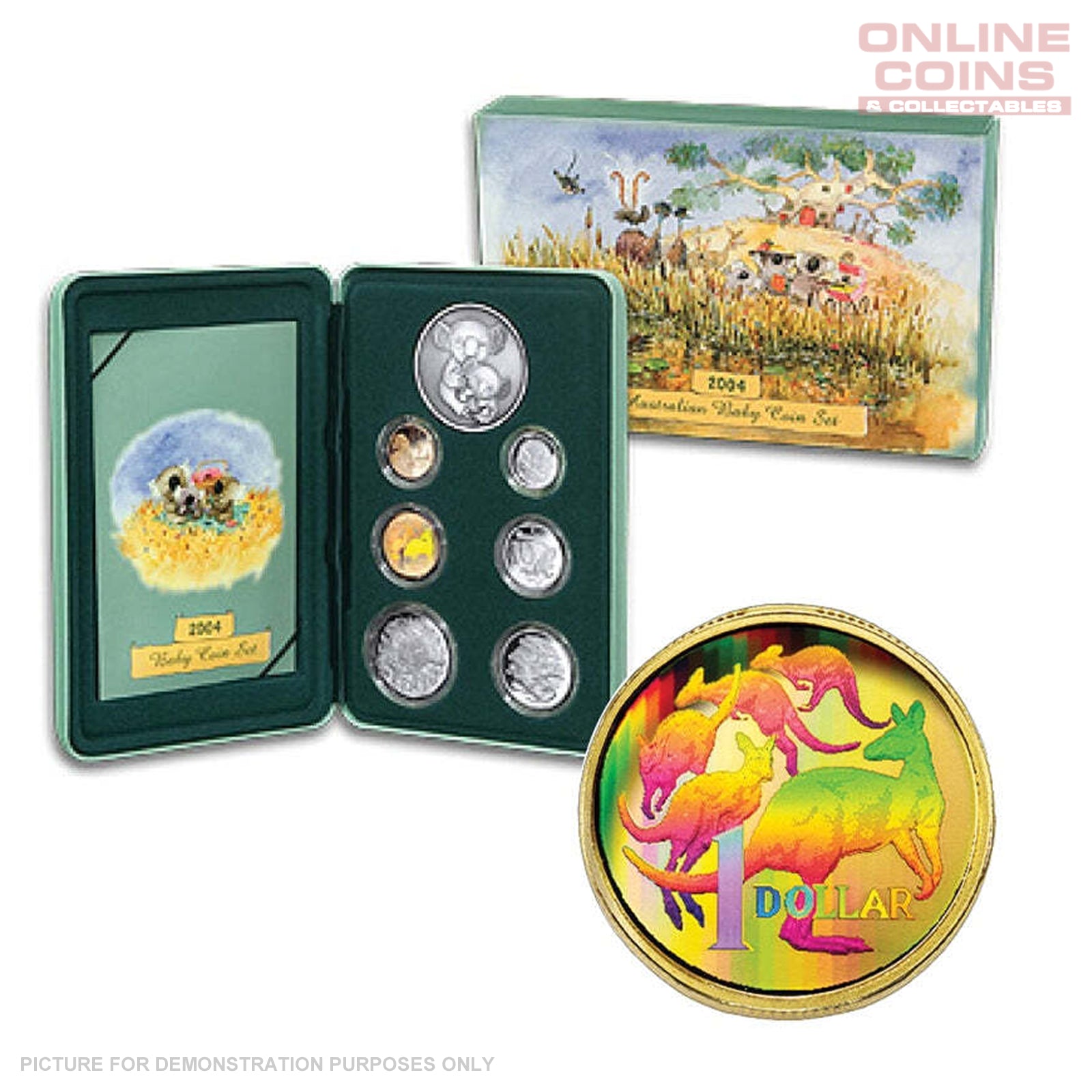 2004 Royal Australian Mint Baby PROOF Coin Set - Bush Koala